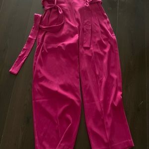 Express NWOT Hot Pink Pants with tie